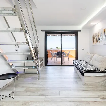 Playa Vistas With Breathtaking Sea View, Only 100 M To The Sea, Heated Pool, Aircondition, Wifi 公寓
